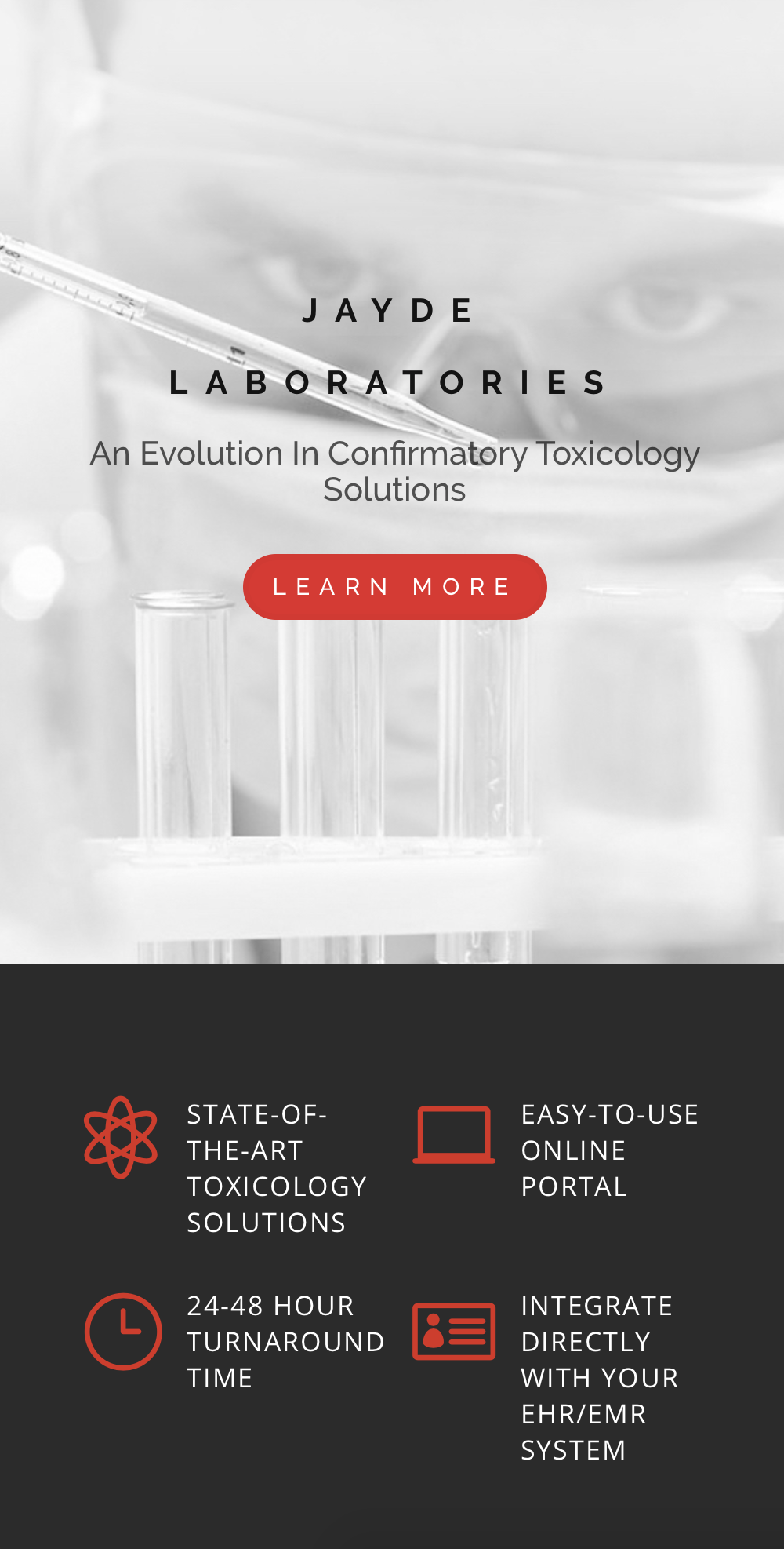 Web Design for Laboratory Mobile