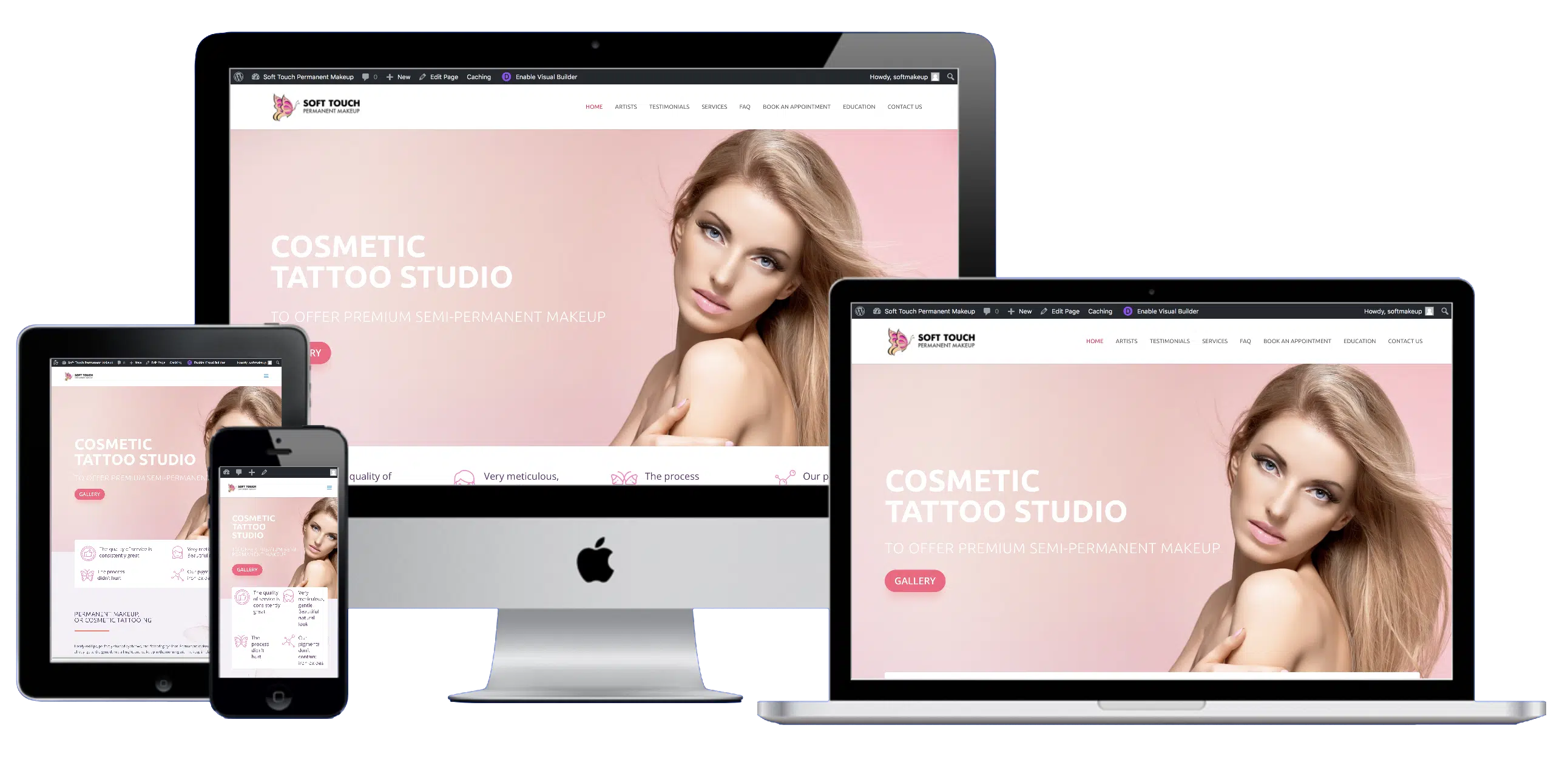 Web Design for Soft Touch Permanent Makeup Web Design for Soft Touch Permanent Makeup