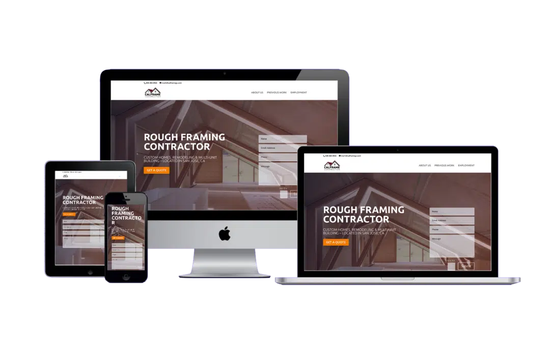 Website Design for Calframe Construction