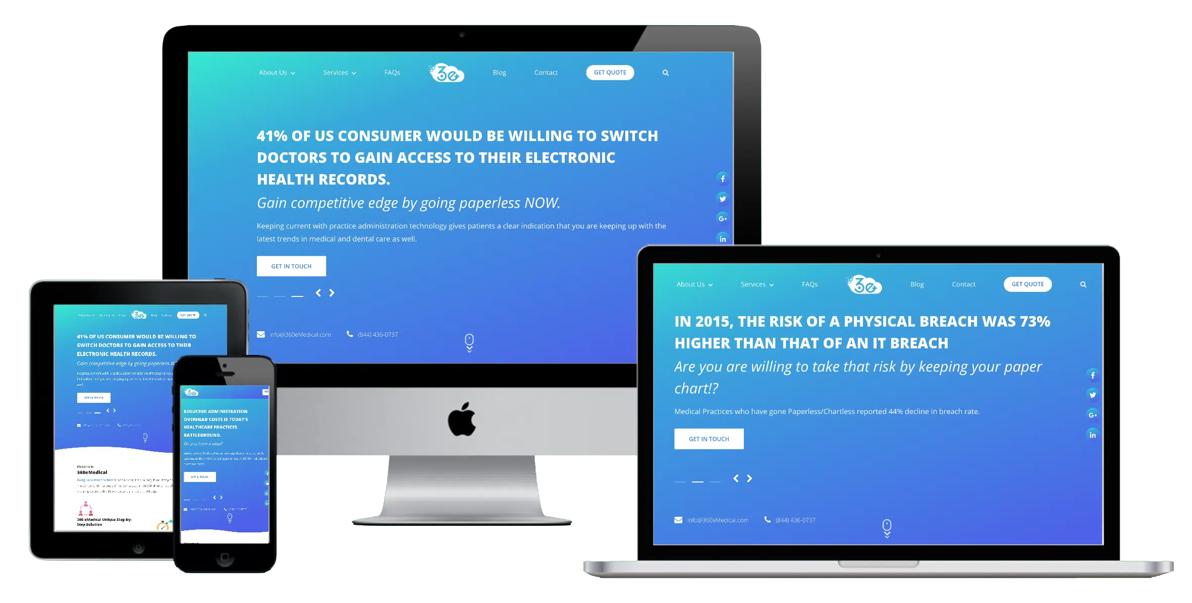 Web Development for 360eMedical Web Development for 360eMedical