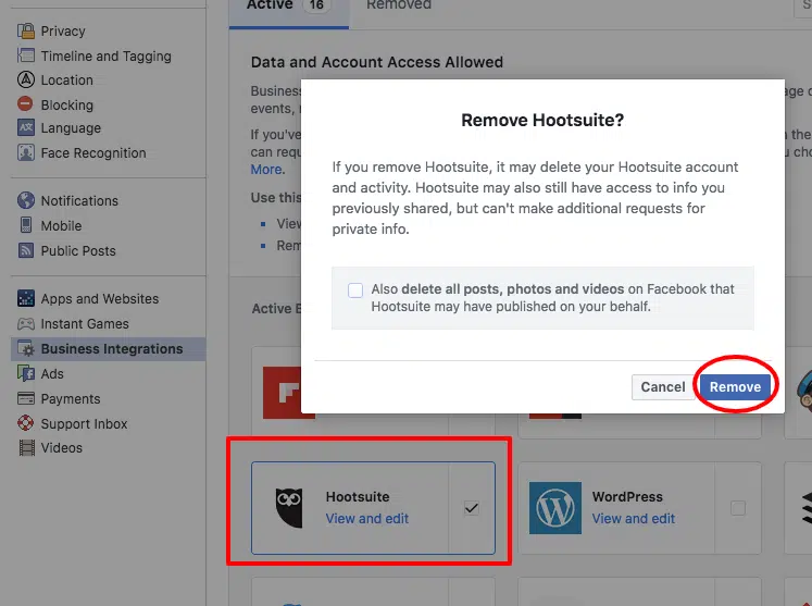 Can't Connect Instagram with Hootsuite - Unable to Connect