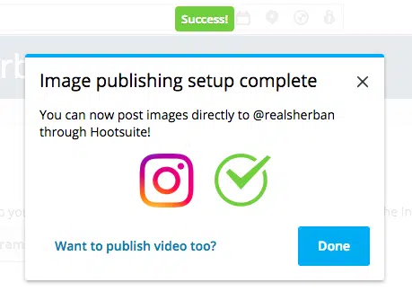 Can't Connect Instagram with Hootsuite - Unable to Connect