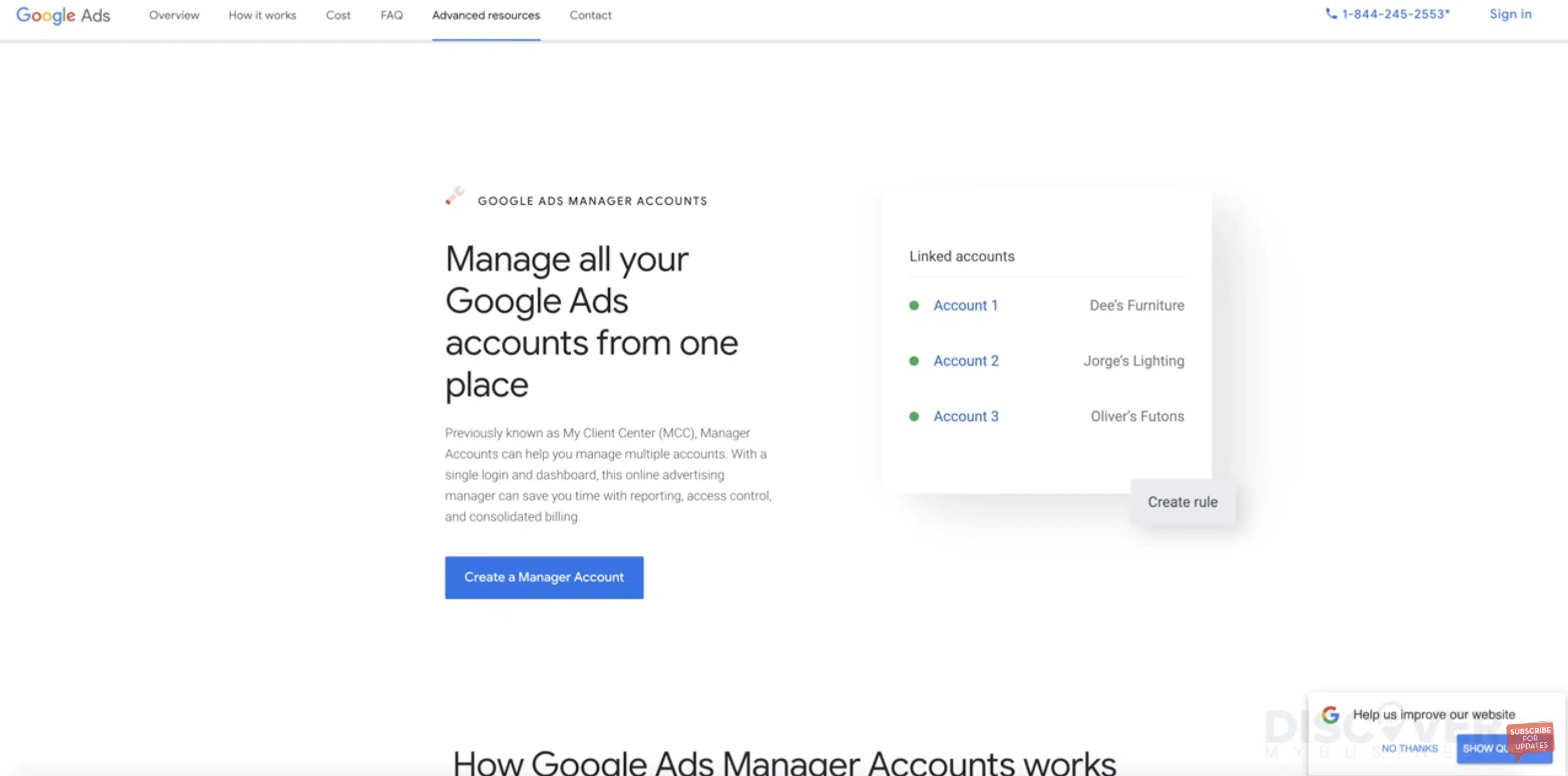 How To Create Google MCC Account