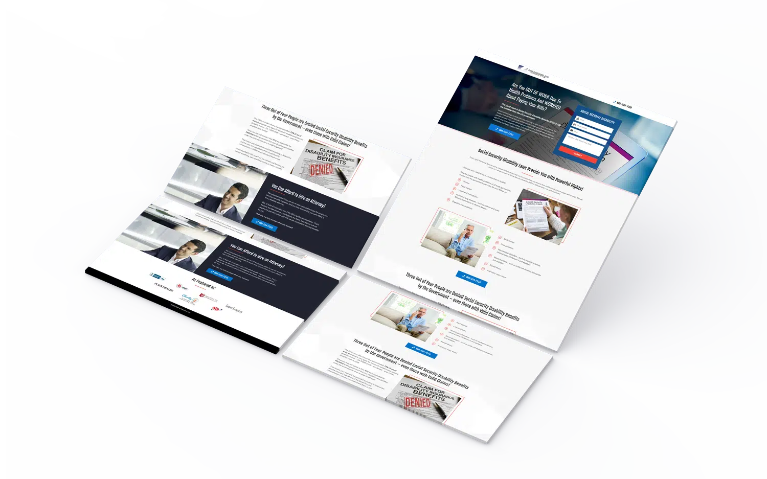 Landing Page Design for Banruptcy Attorney (1)