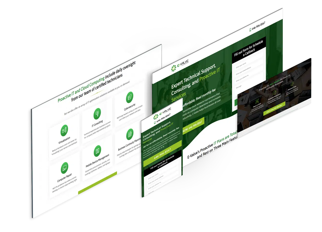 Landing Page Design for Paving Contractor