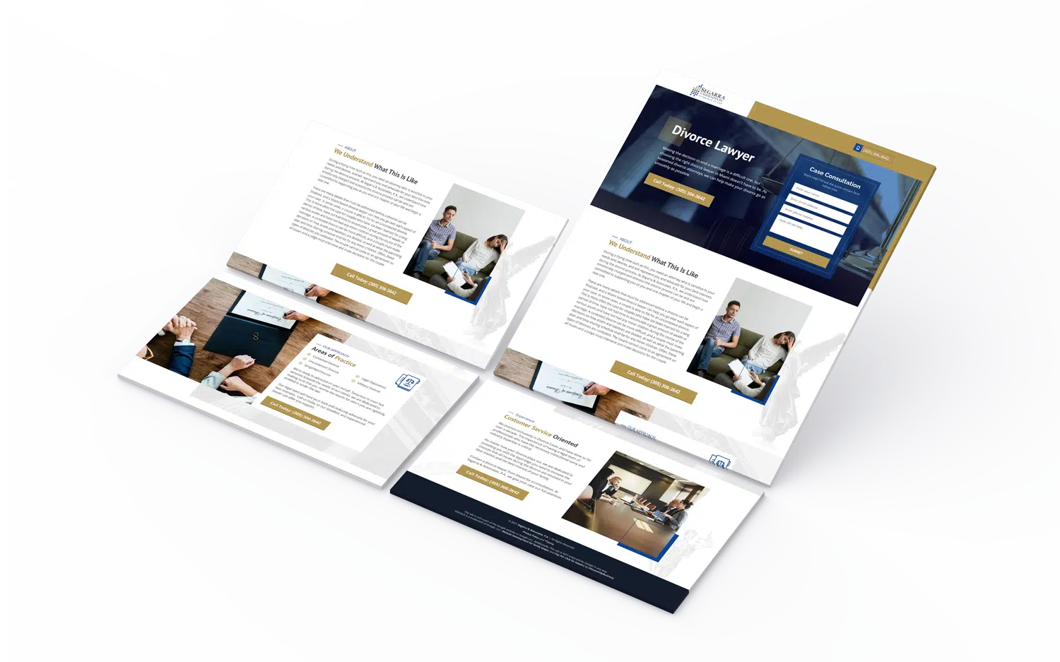 Landing Page Design for Banruptcy Attorney (1)