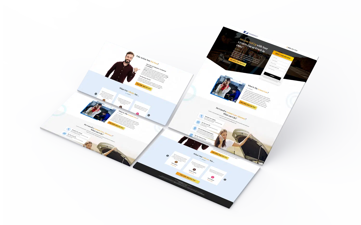 Landing Page Design for Banruptcy Attorney (1)