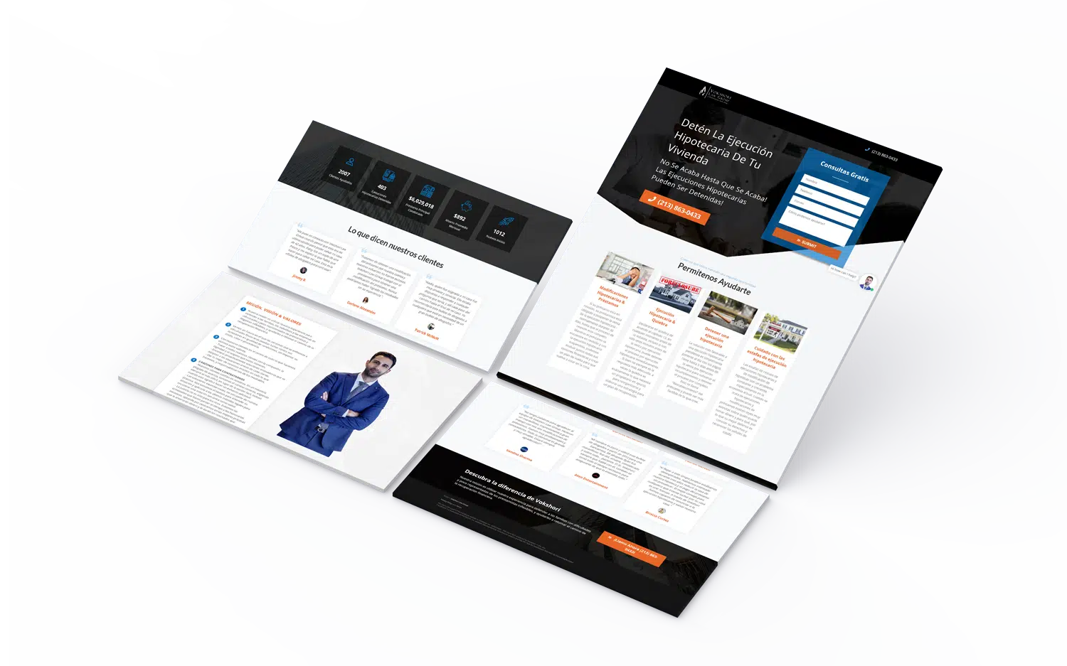 Landing Page Design for Civil Attorney (1)