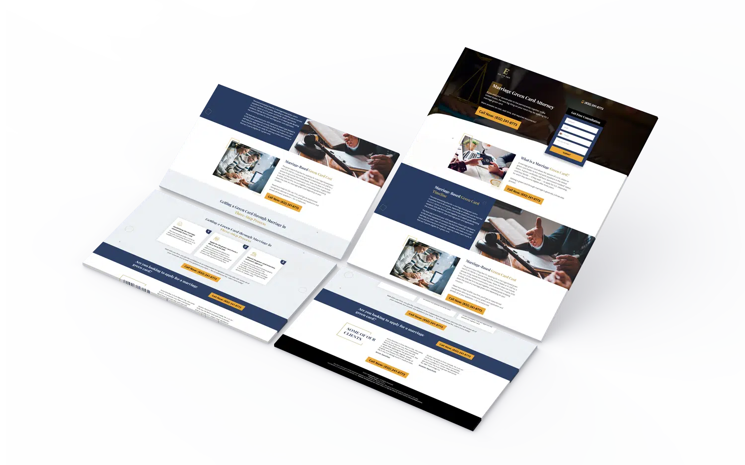 Landing Page Design for Civil Attorney (1)