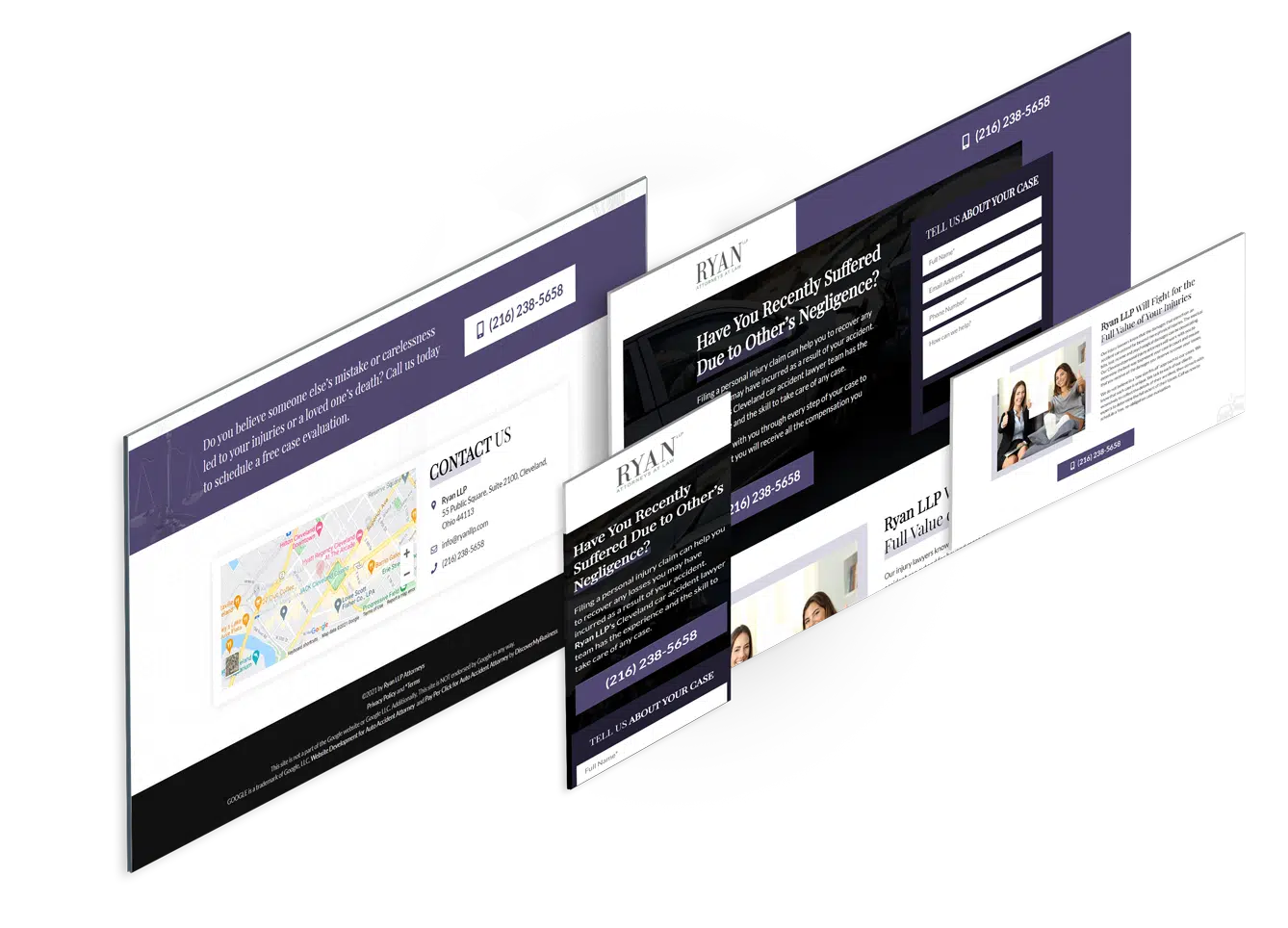 Landing Page Design for Civil Attorney (2)