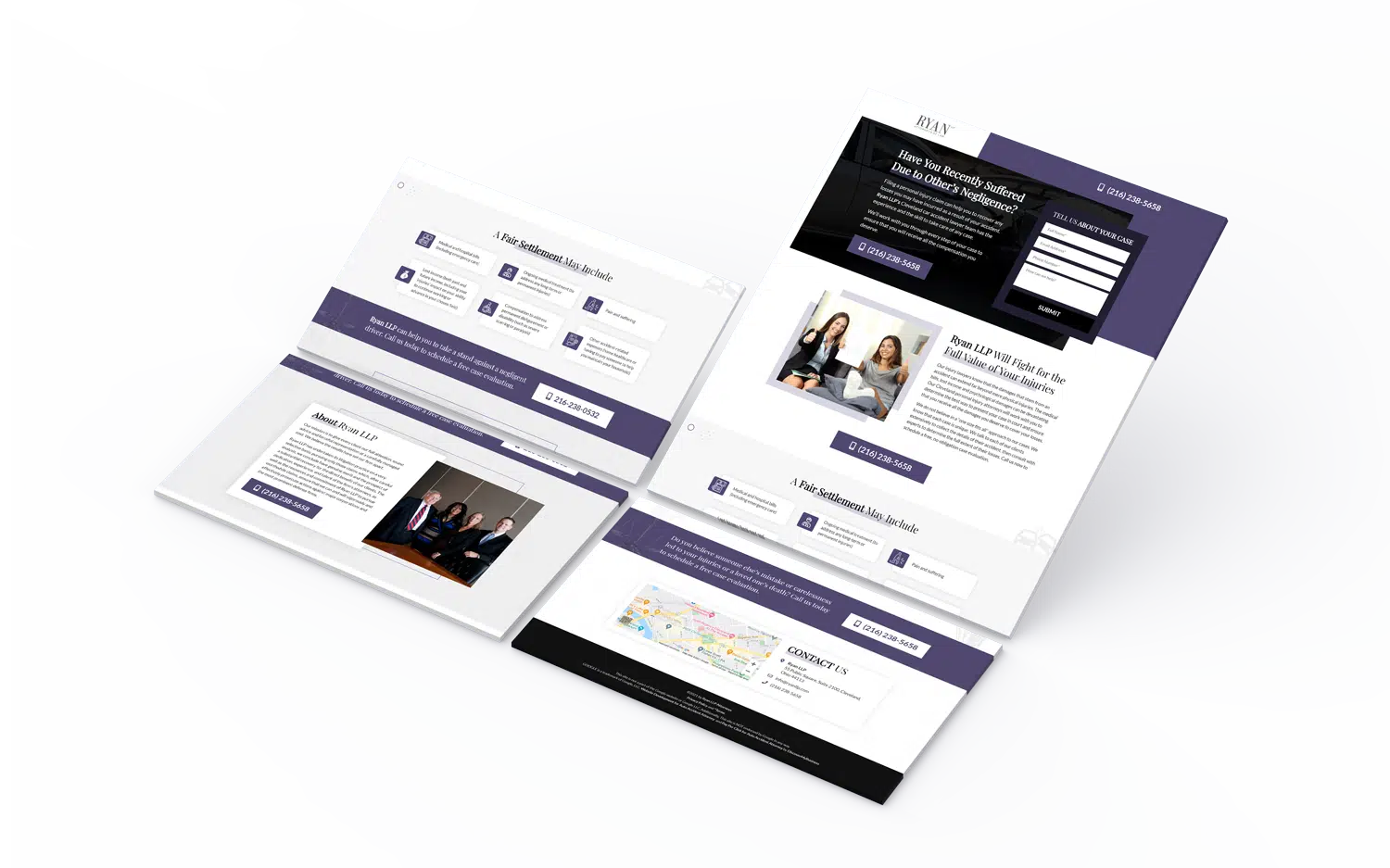 Landing Page Design for Civil Attorney (1)