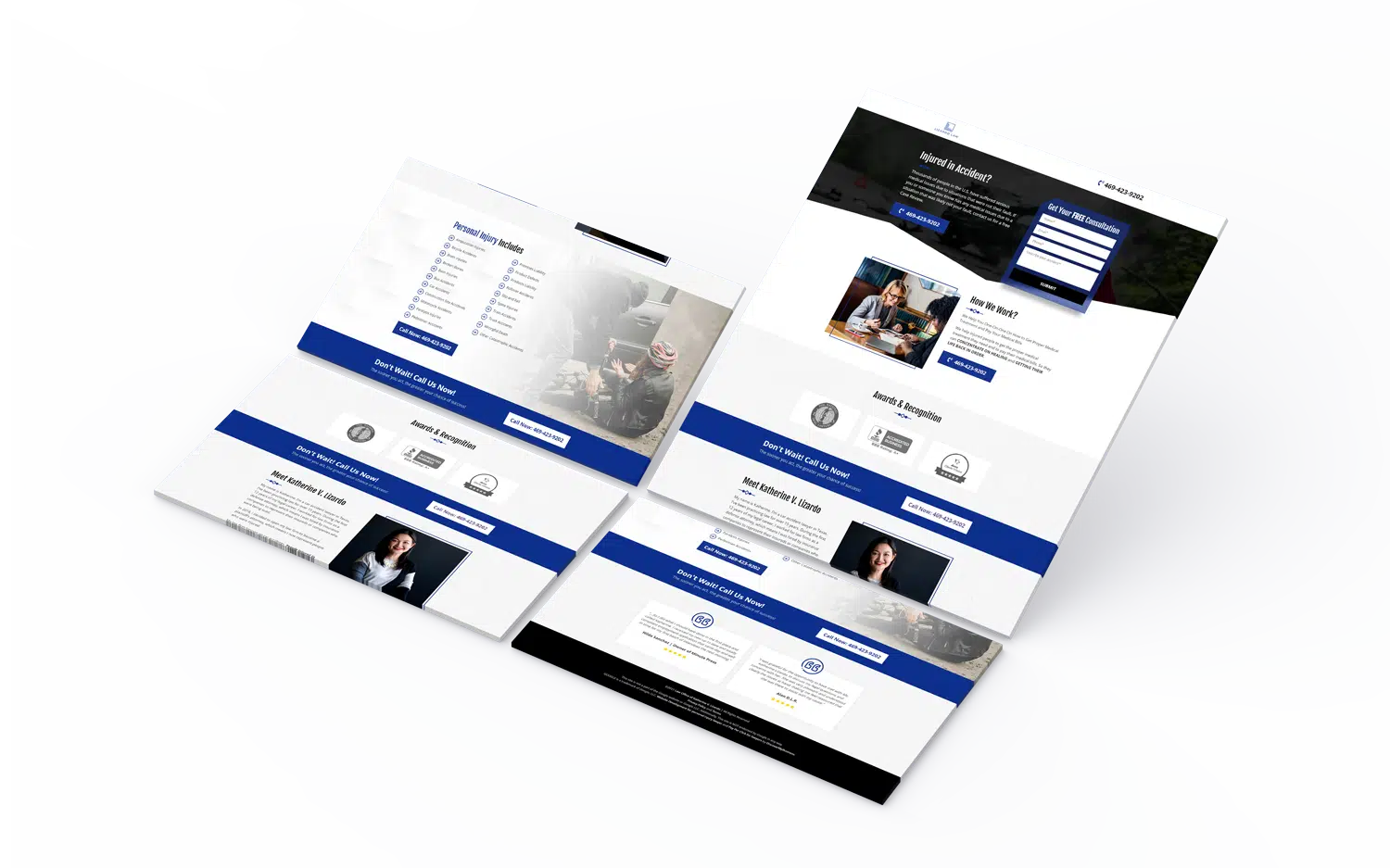 Landing Page Design for Civil Attorney (1)