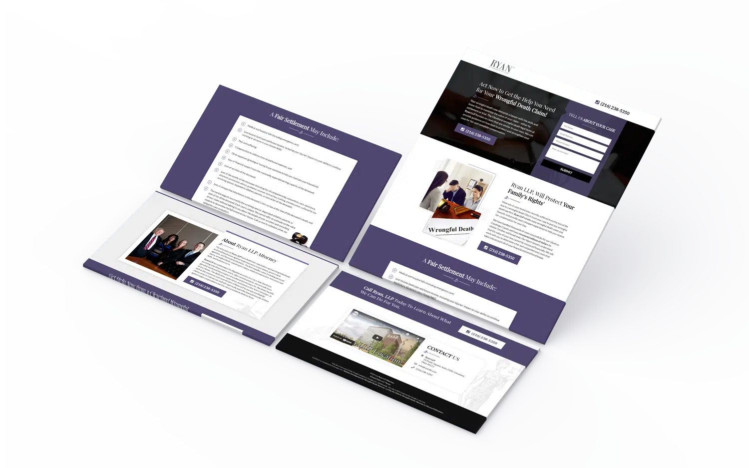 Landing Page Design for Civil Attorney (1)