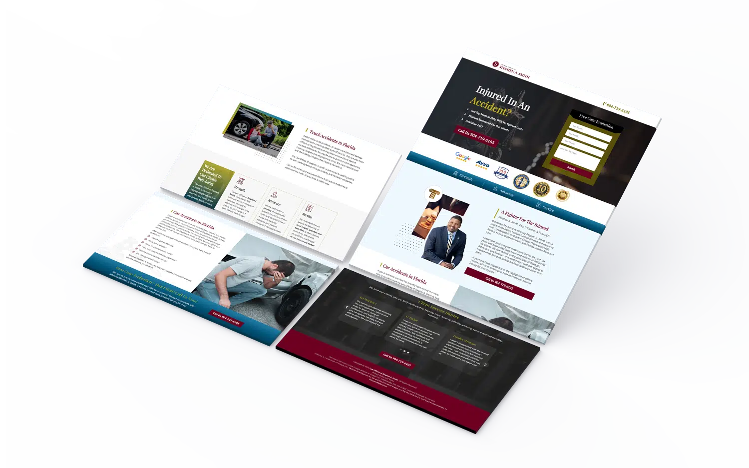 Landing Page Design for Civil Attorney (1)