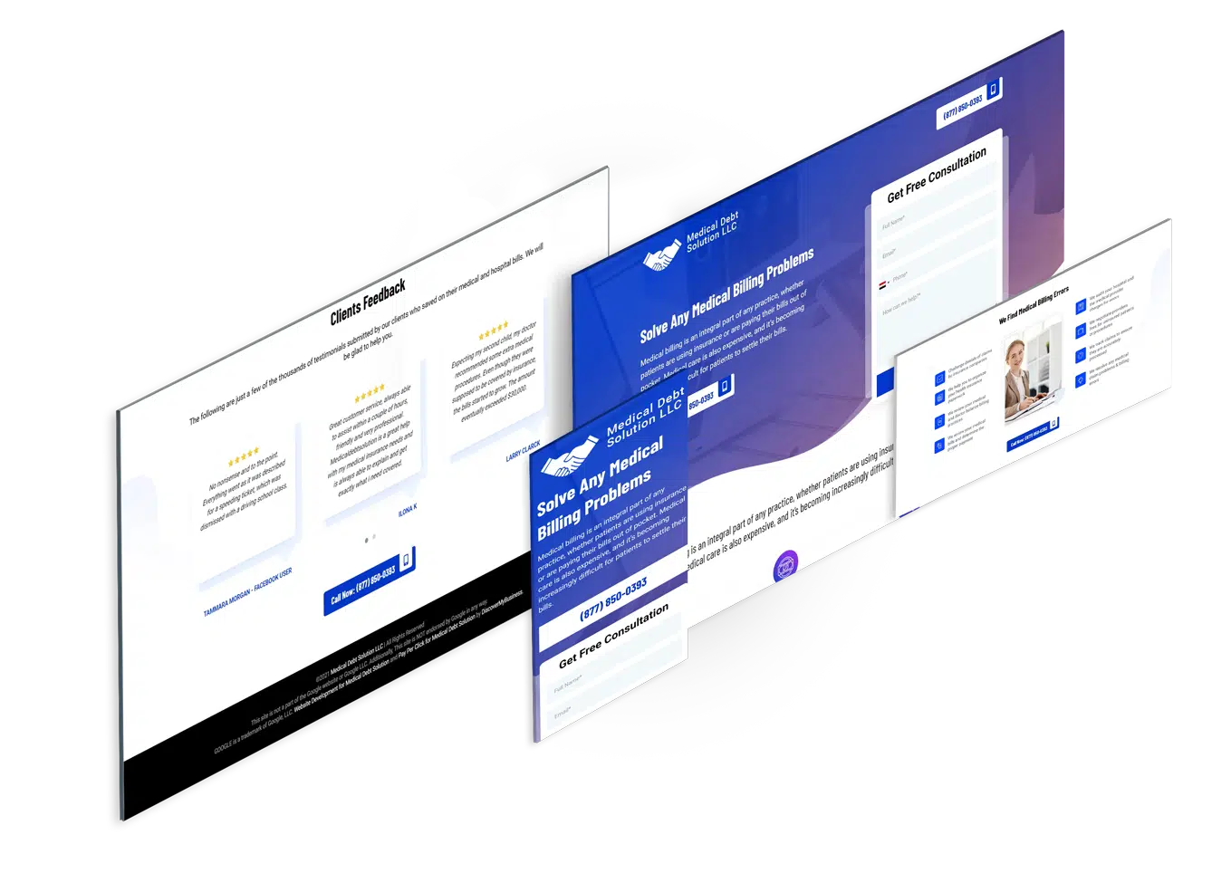 Landing Page Design for Civil Attorney (2)