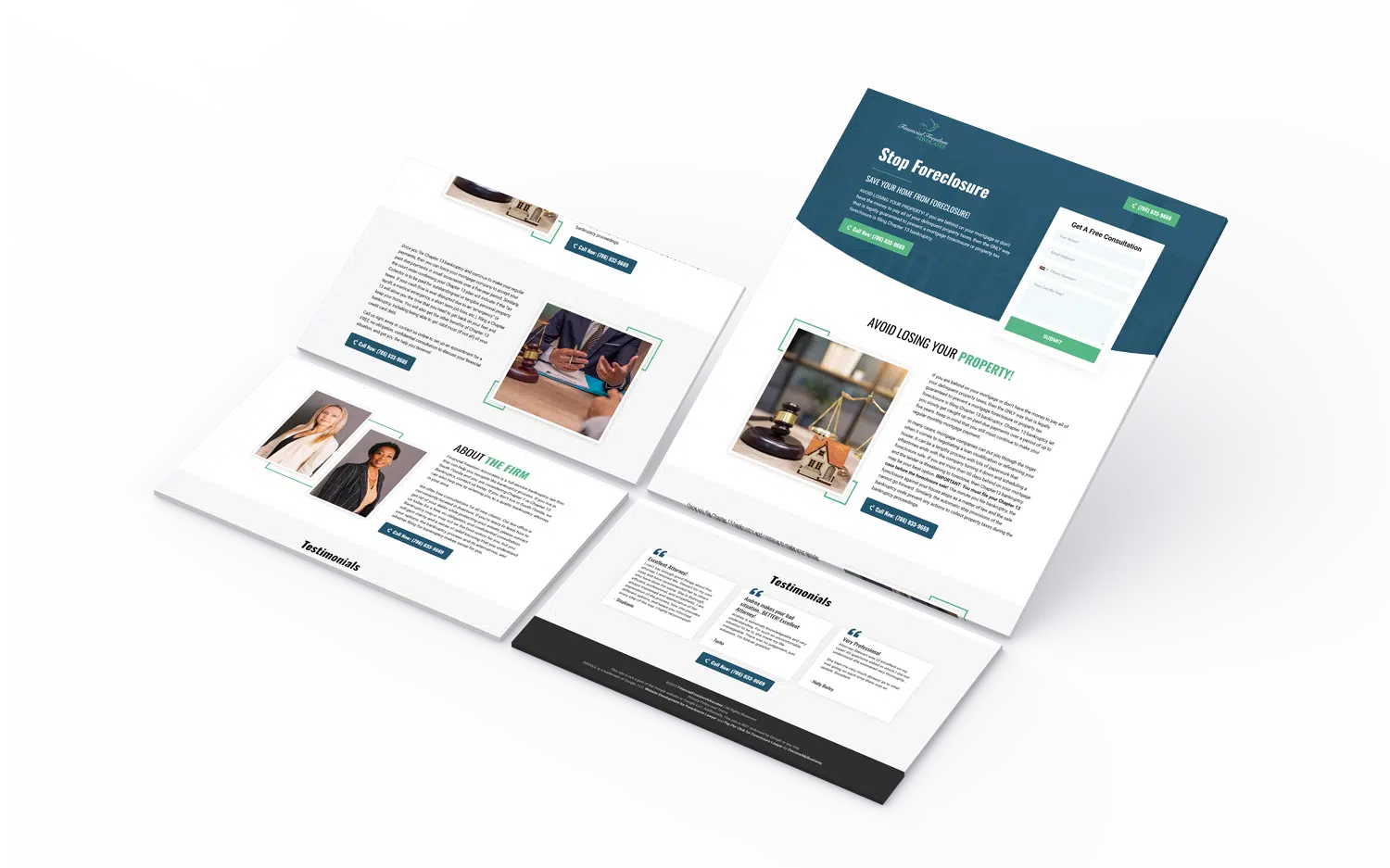 Landing Page Design for Civil Attorney (1)