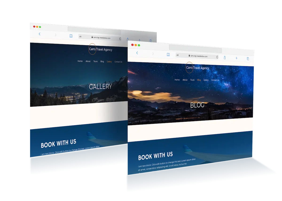 architecture bureau website development