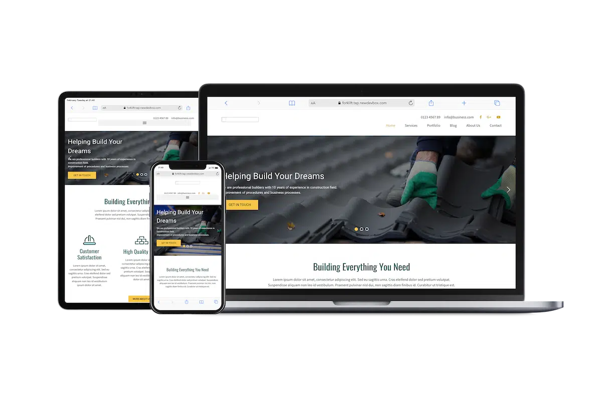 Custom website development