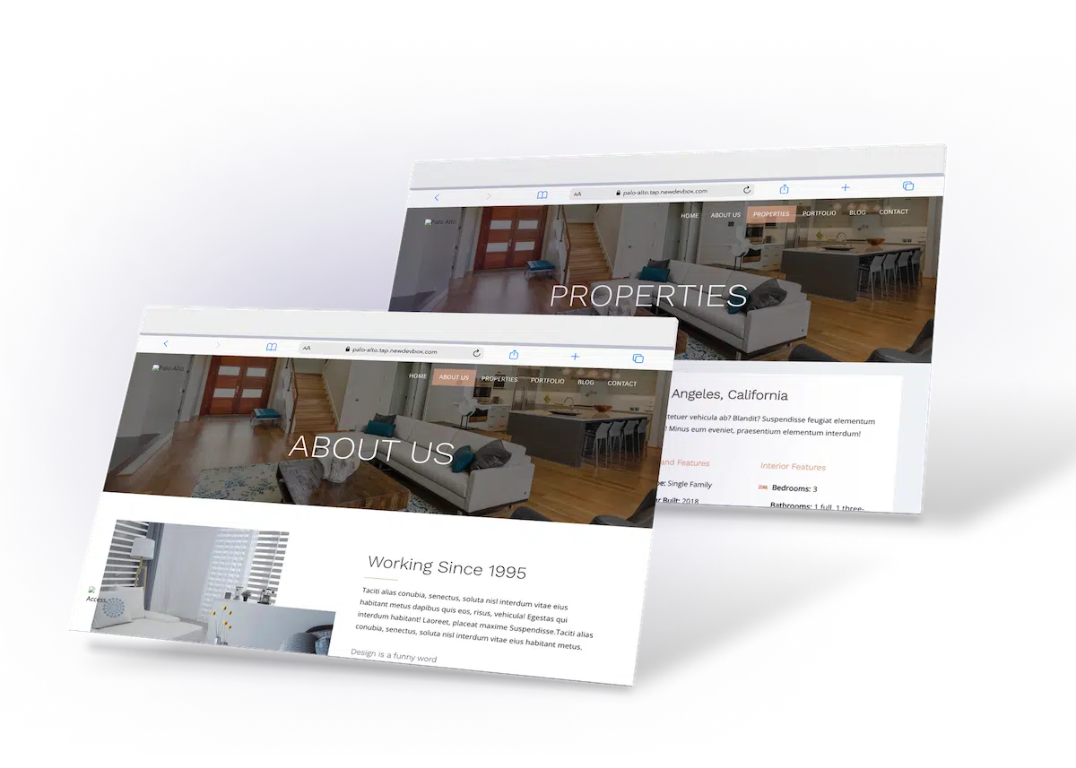 website development for art and design
