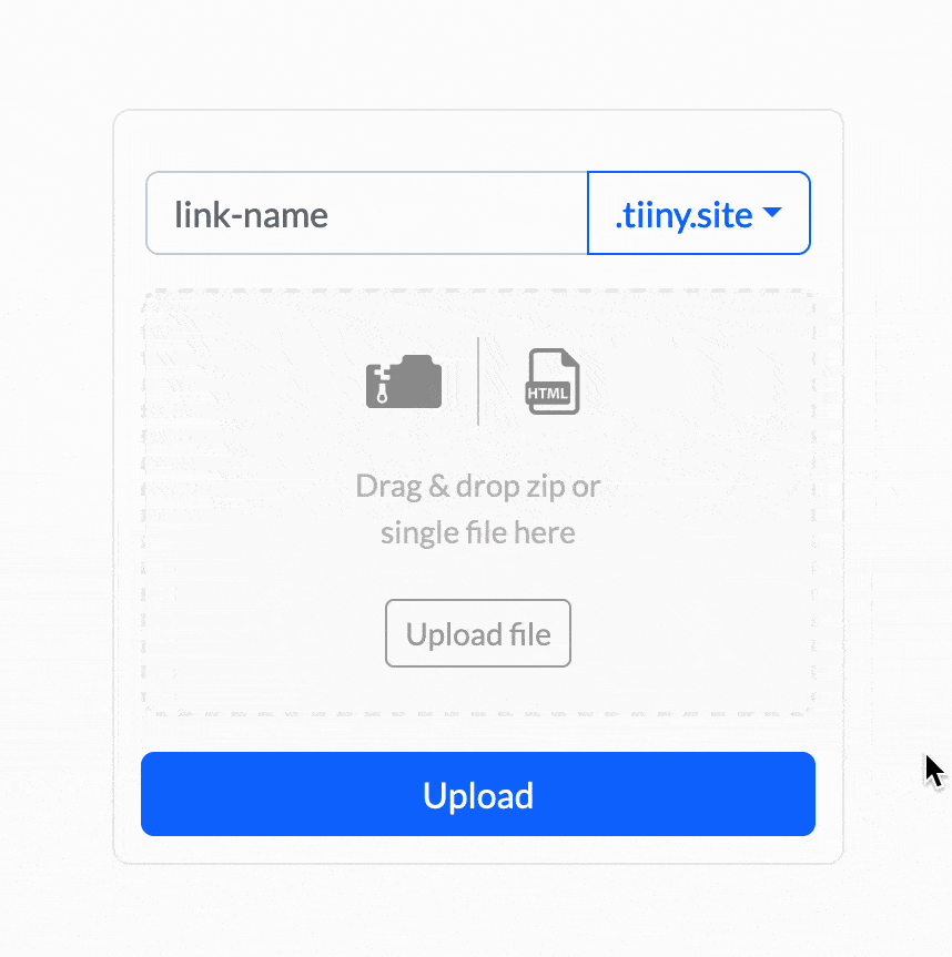 Tiiny Host for Designers & Artists